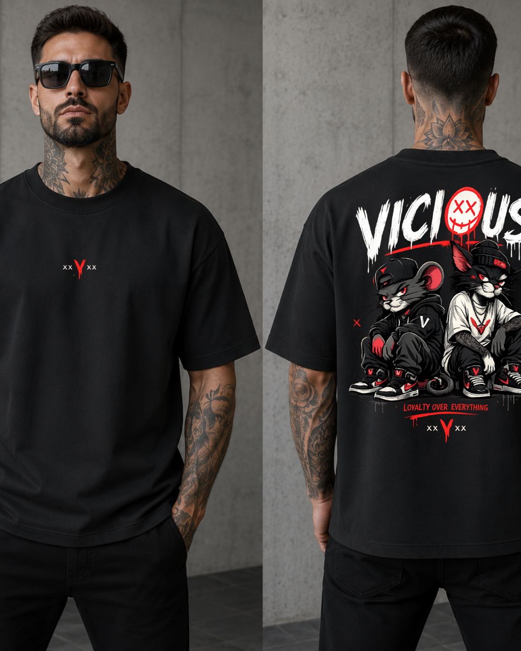 Camiseta Oversized Vicious