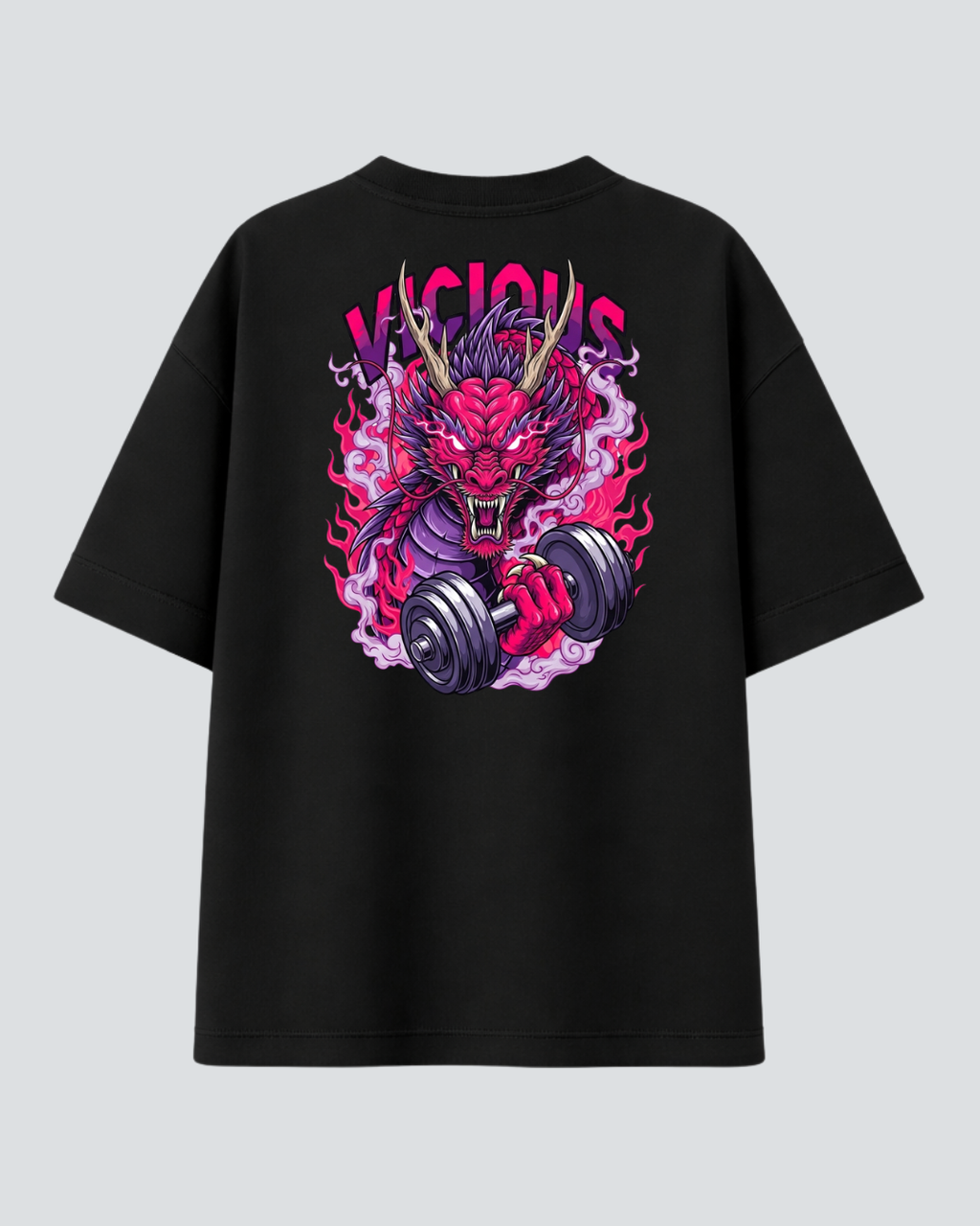 Camiseta Oversized Vicious – Coleção IRON
