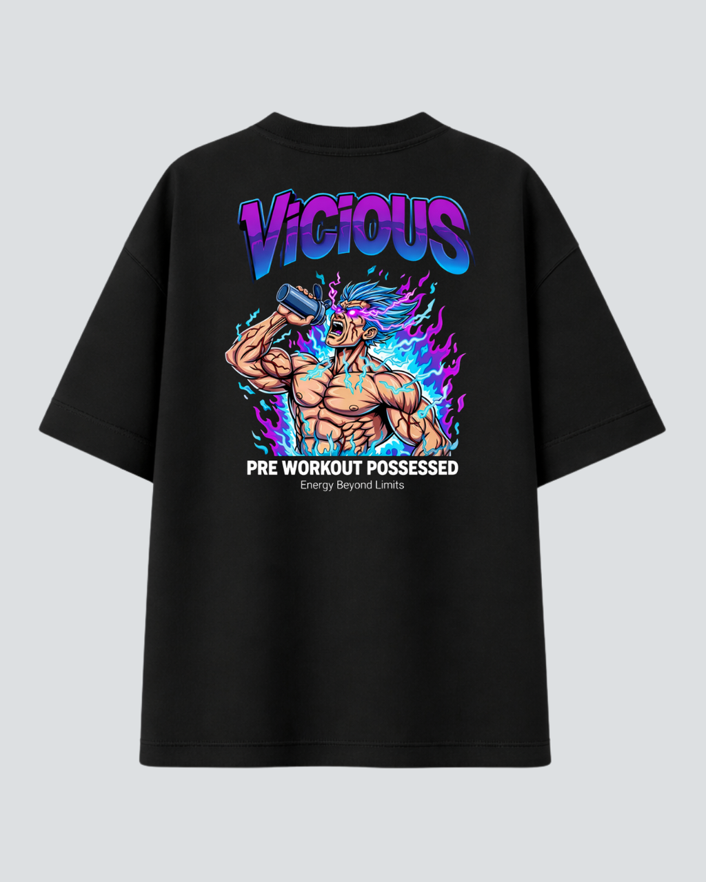 Camiseta Oversized Vicious – Coleção IRON