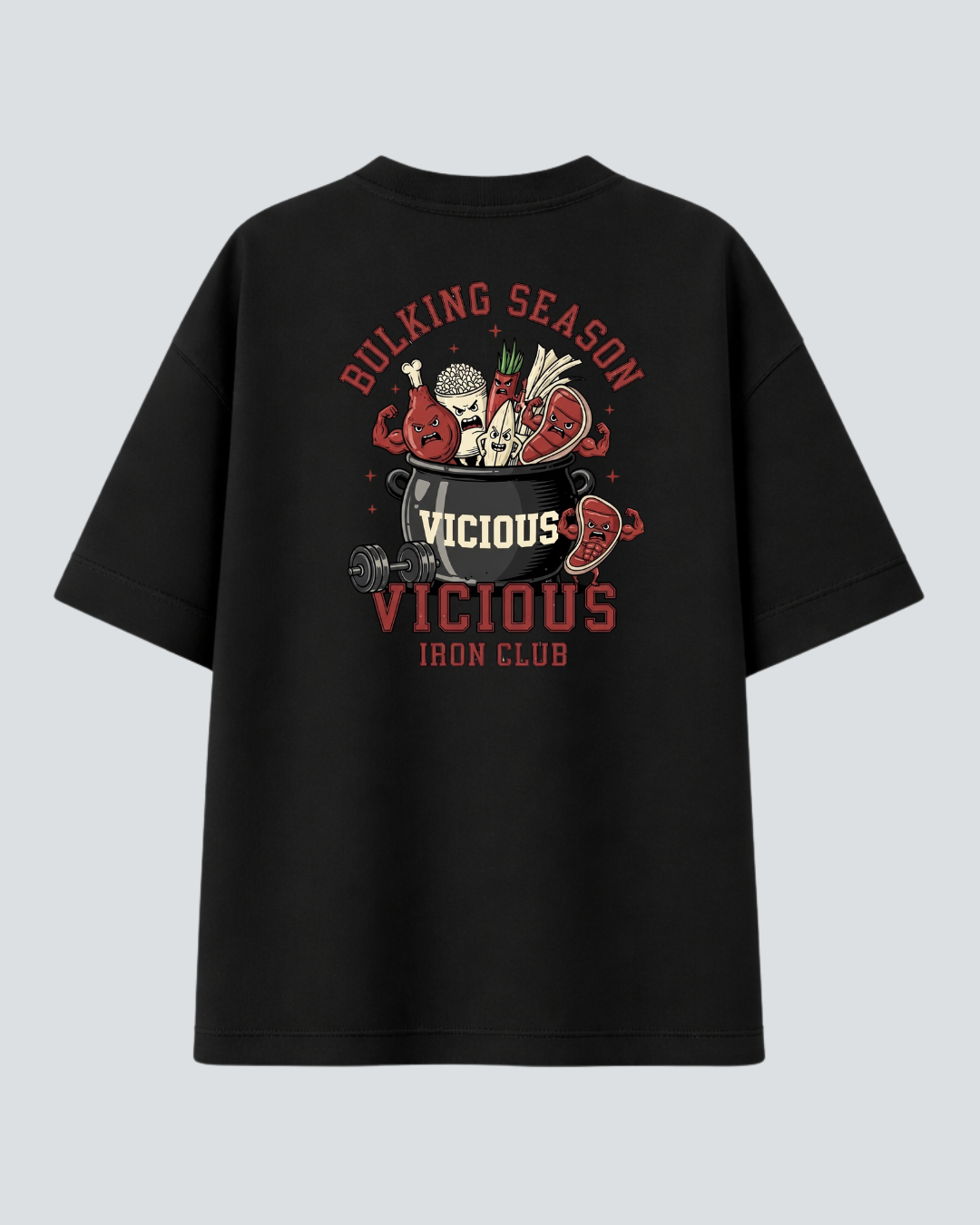 Camiseta Oversized Vicious – Coleção IRON