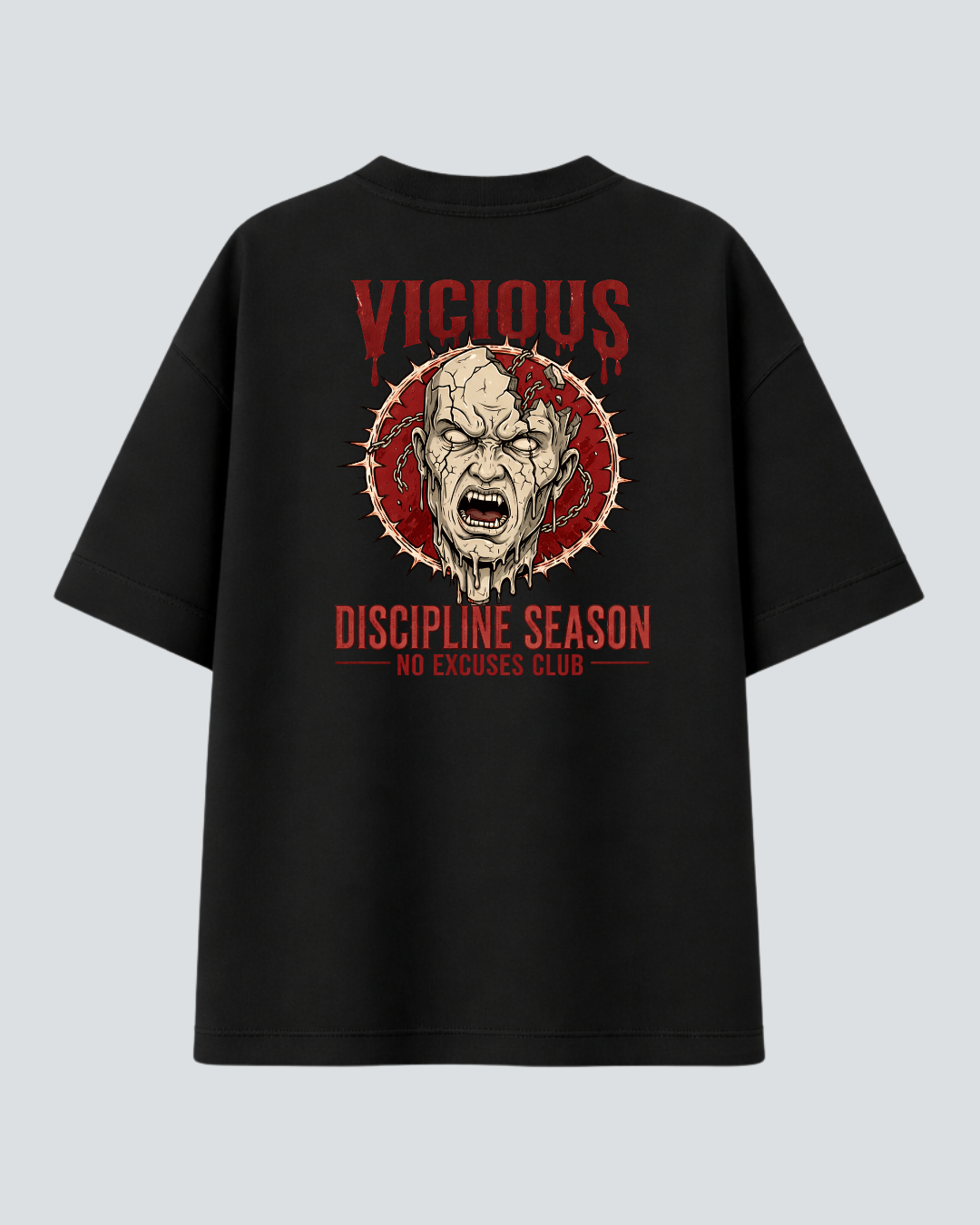 Camiseta Oversized Vicious – Coleção IRON