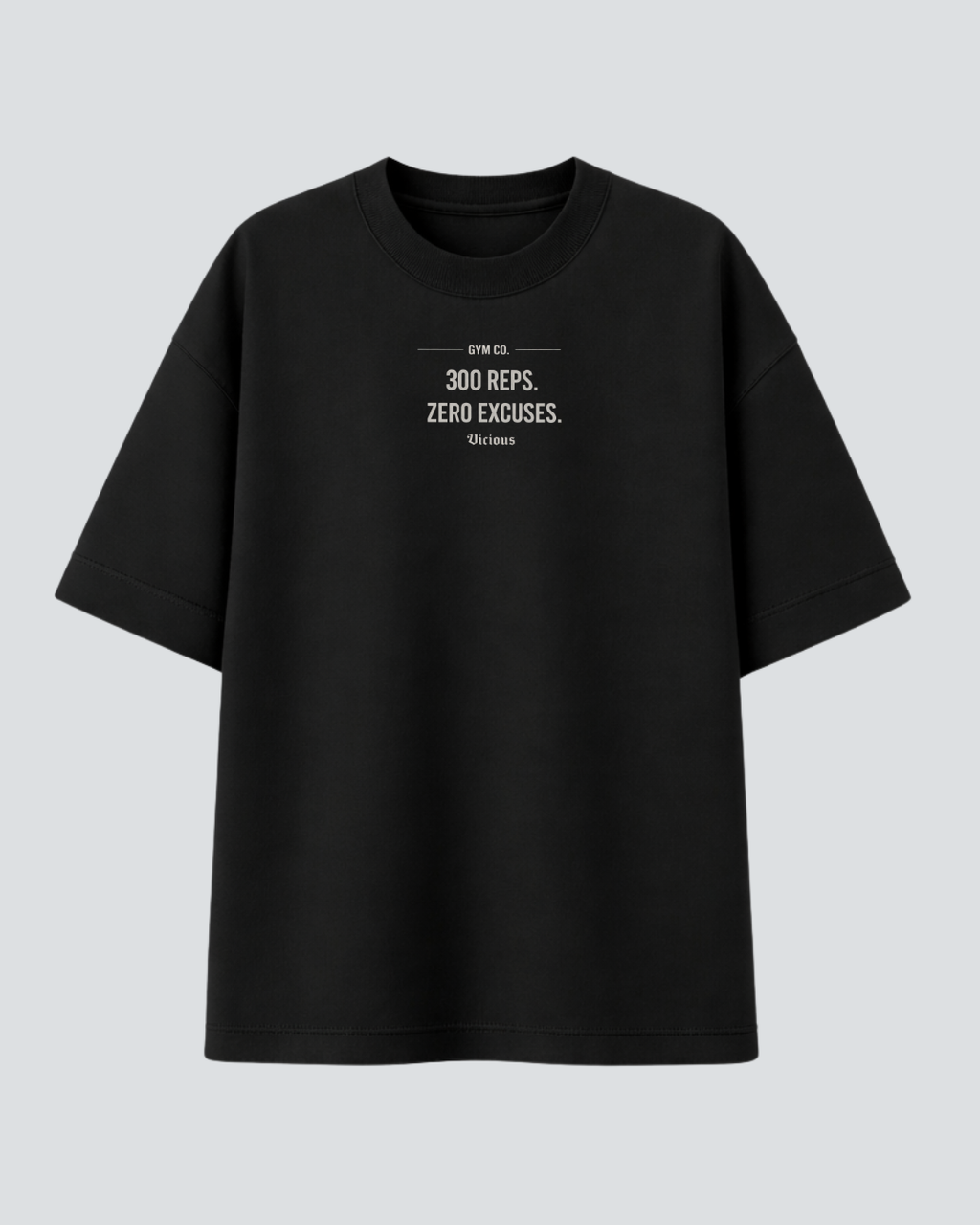 Camiseta Oversized Vicious – Coleção IRON