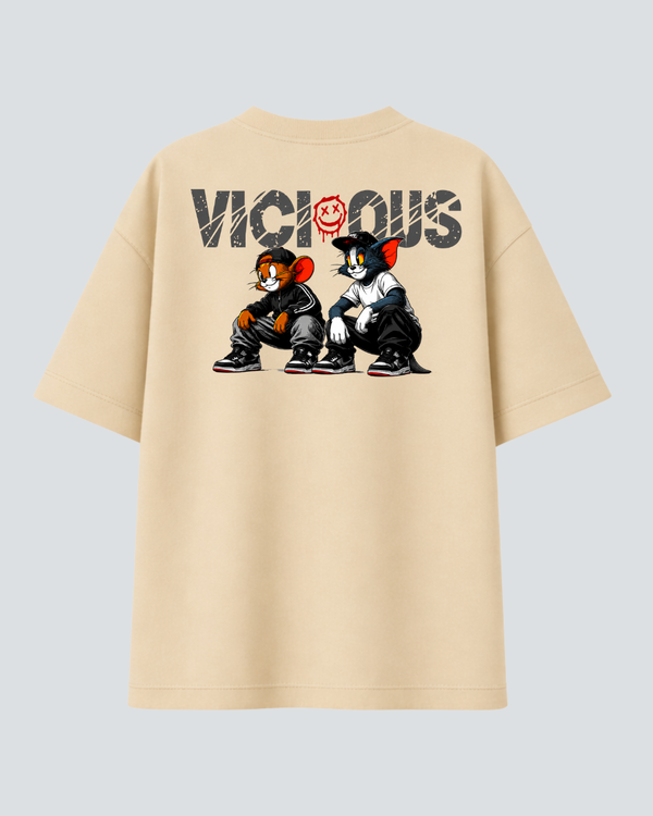 Camiseta Oversized Vicious – Tom e Jerry