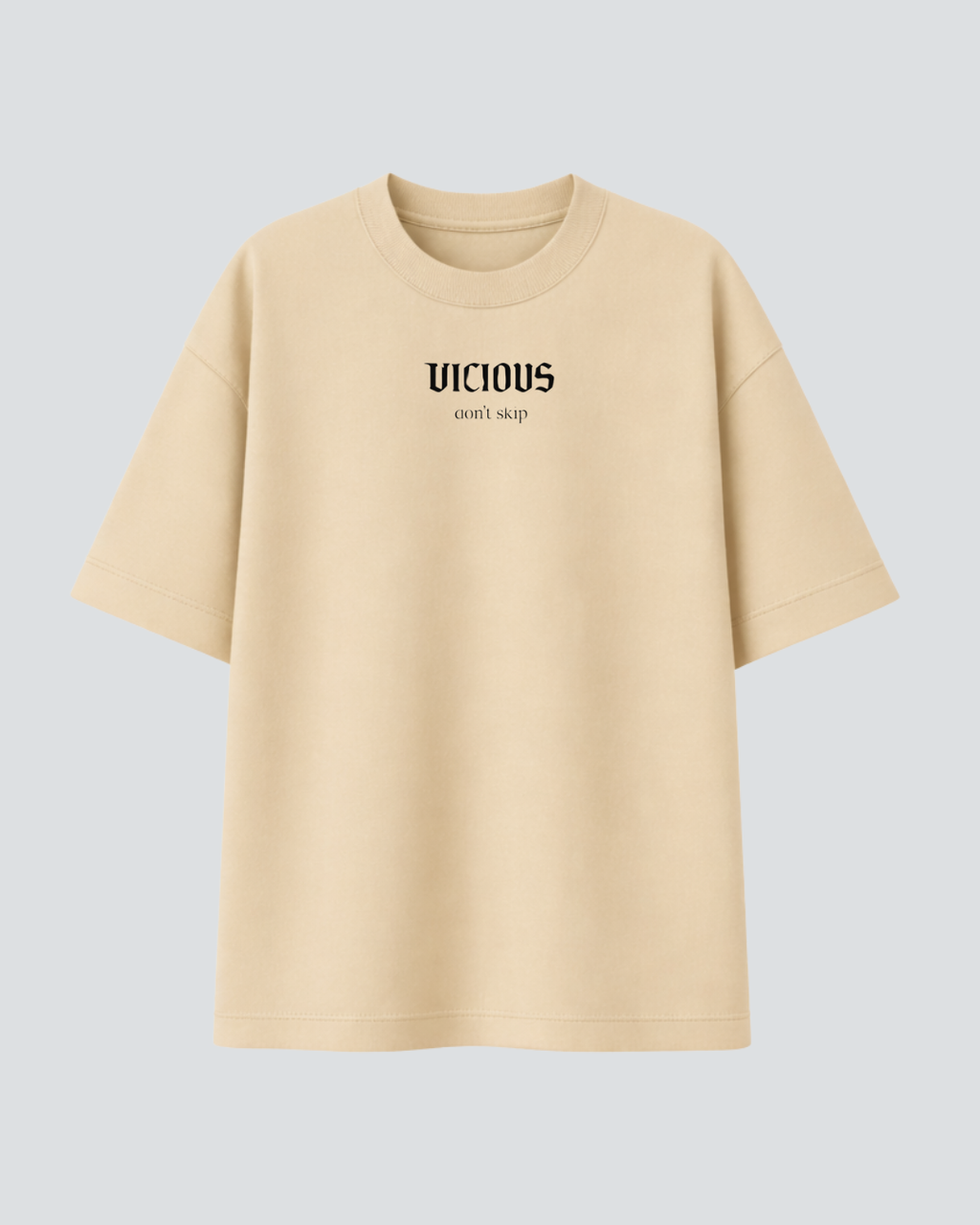 Camiseta Oversized Vicious – Coleção IRON