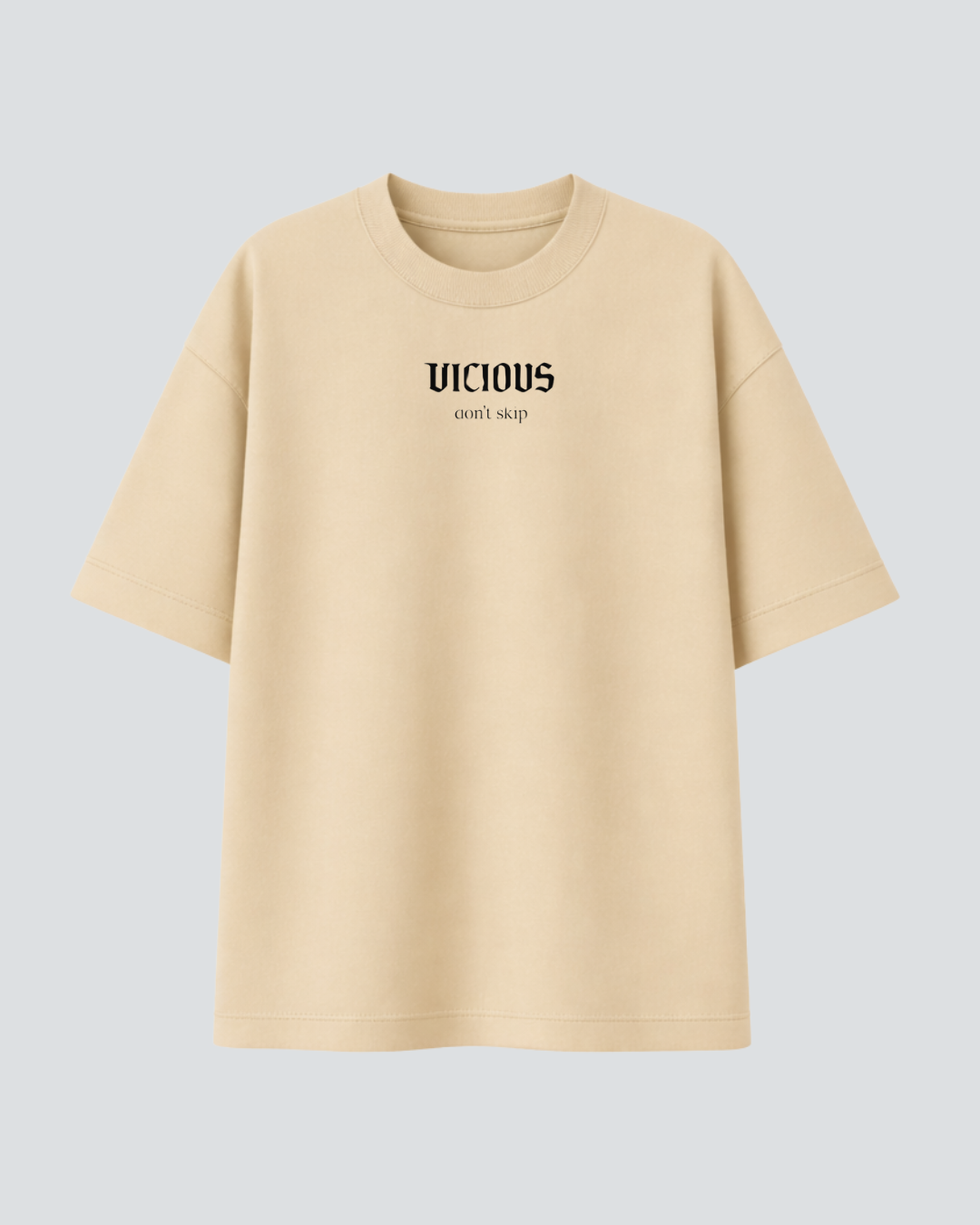 Camiseta Oversized Vicious – Coleção IRON