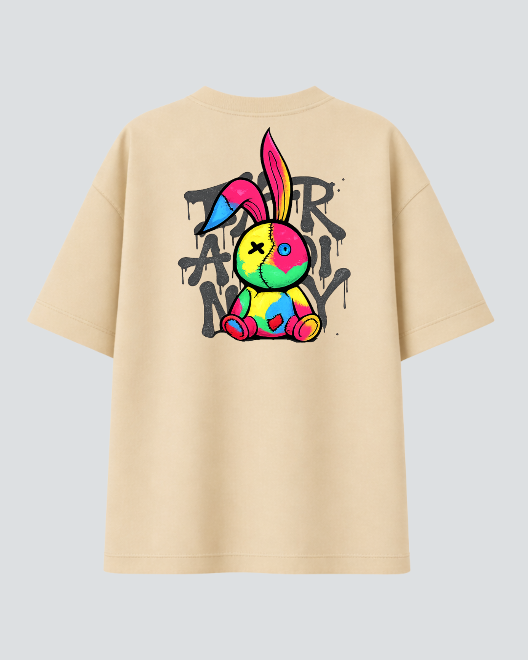 Camiseta Oversized Vicious – Coelho Colors