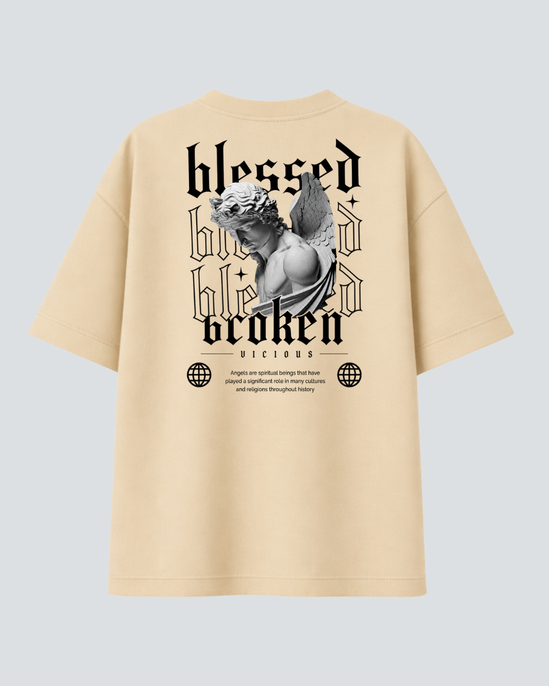 Camiseta Oversized Vicious – Blessed Blessed Blessed