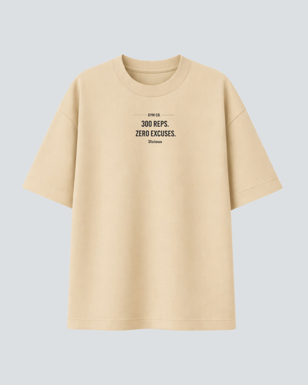 Camiseta Oversized Vicious – Coleção IRON
