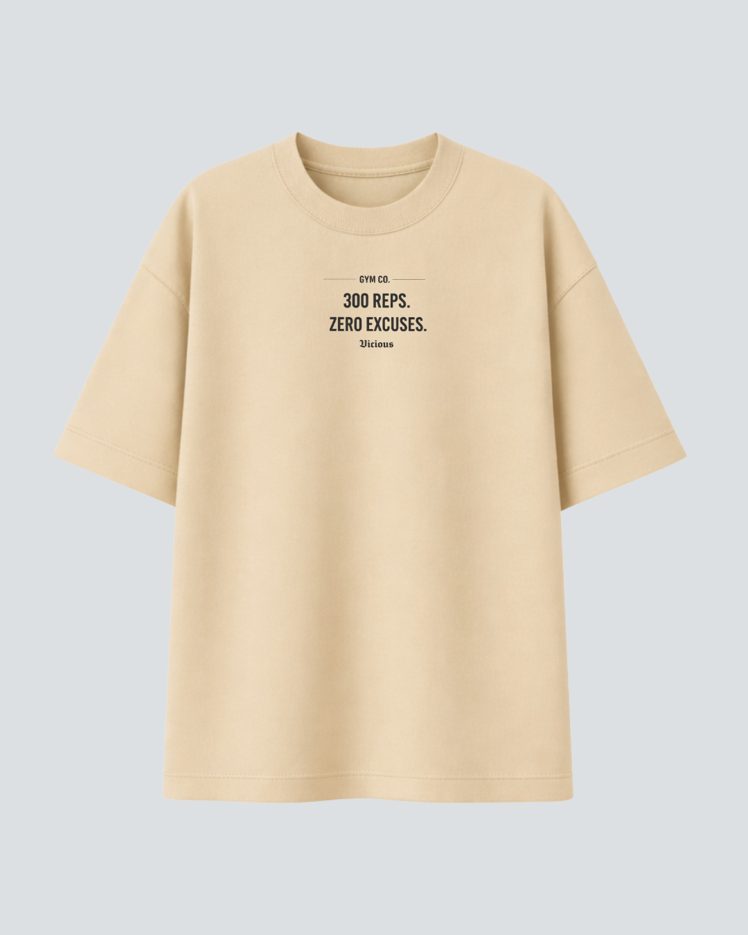 Camiseta Oversized Vicious – Coleção IRON