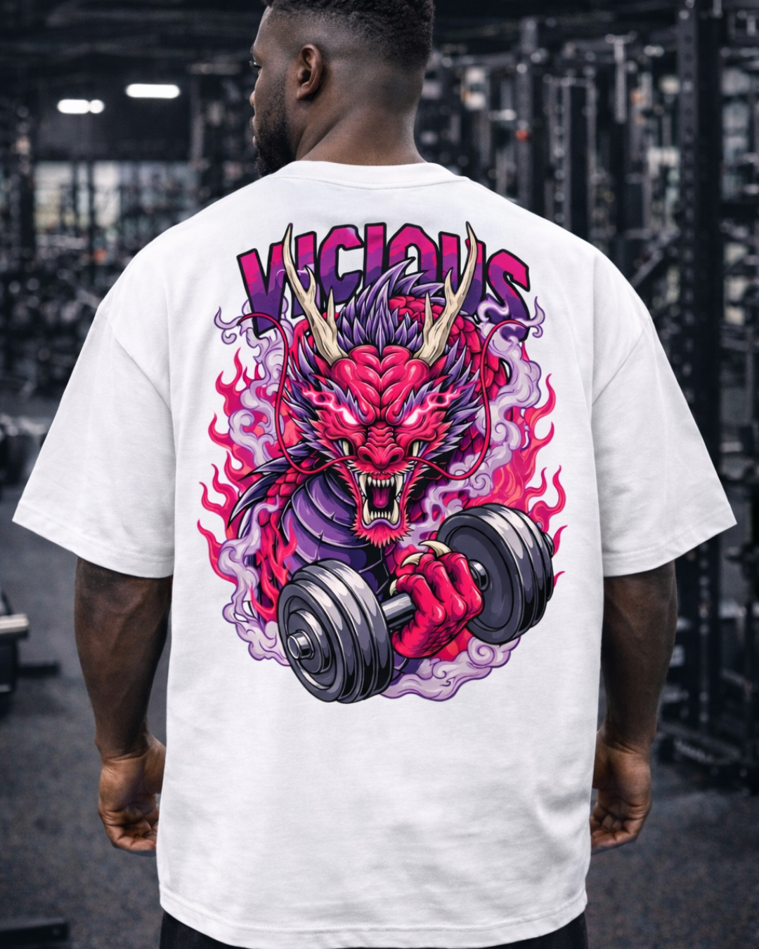 Camiseta Oversized Vicious – Coleção IRON