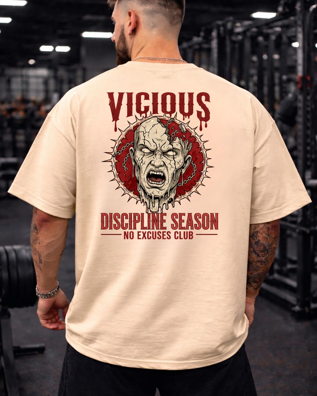 Camiseta Oversized Vicious – Coleção IRON