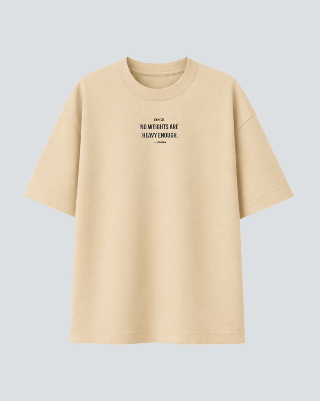 Camiseta Oversized Vicious – Coleção IRON