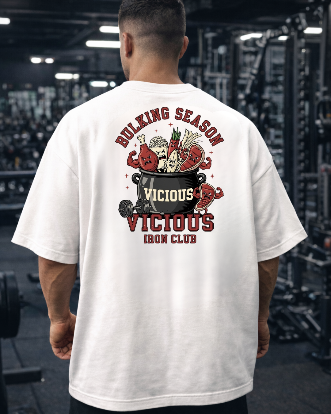 Camiseta Oversized Vicious – Coleção IRON