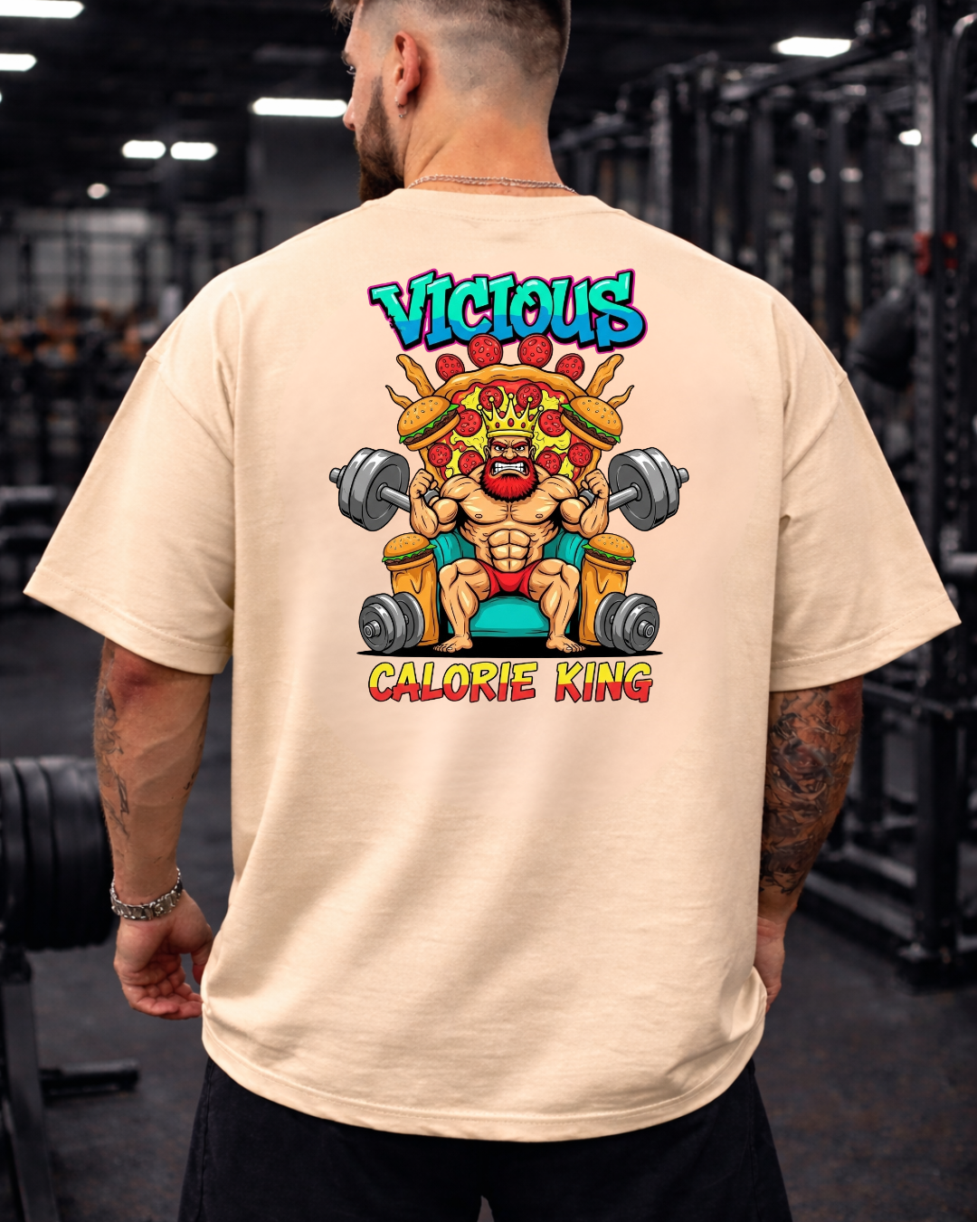 Camiseta Oversized Vicious – Coleção IRON