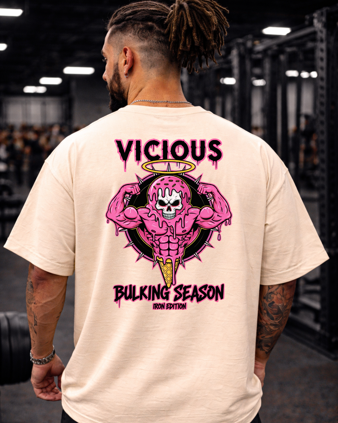 Camiseta Oversized Vicious – Coleção IRON