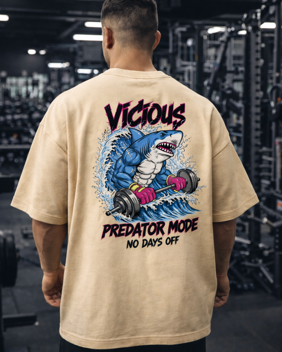 Camiseta Oversized Vicious – Coleção IRON