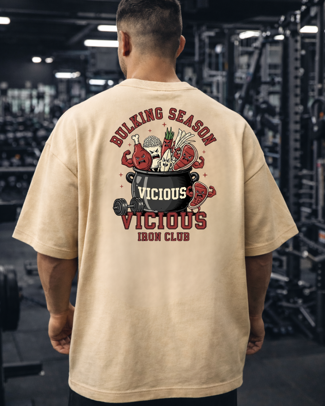 Camiseta Oversized Vicious – Coleção IRON