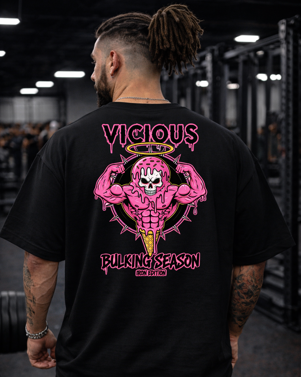 Camiseta Oversized Vicious – Coleção IRON