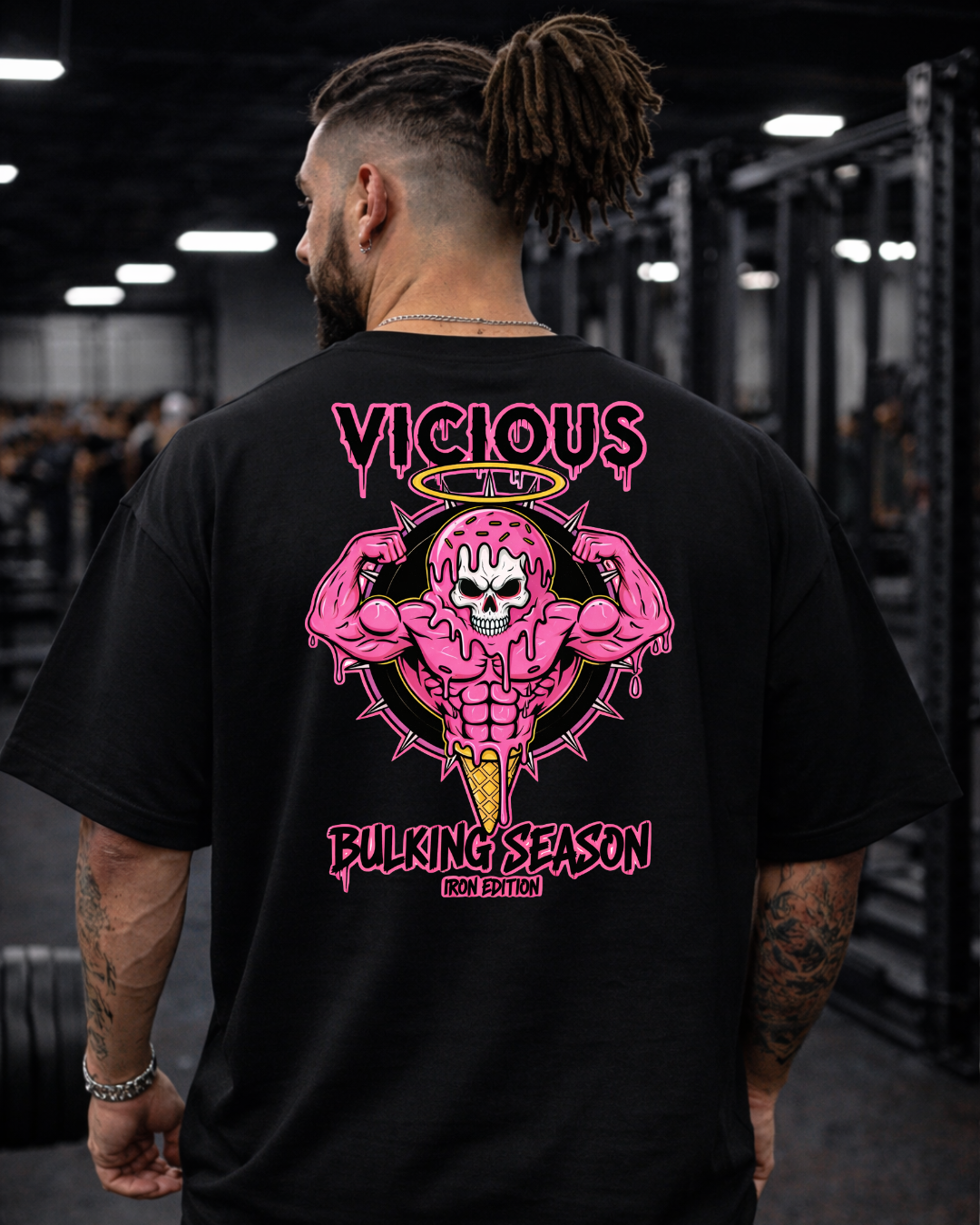 Camiseta Oversized Vicious – Coleção IRON