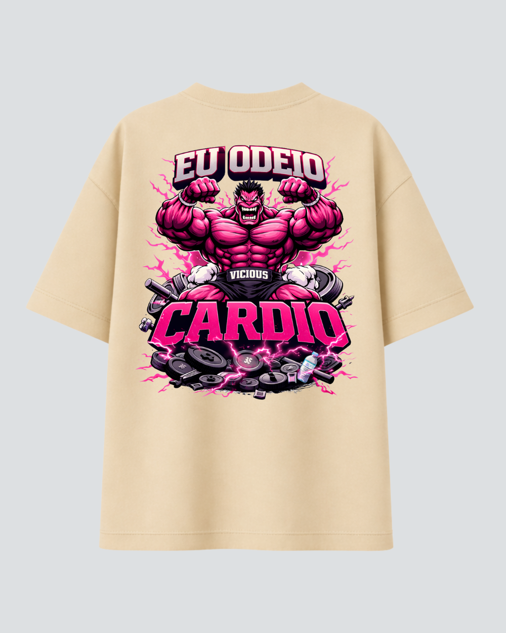 Camiseta Oversized Vicious – Coleção IRON