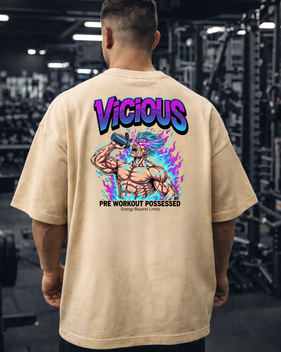 Camiseta Oversized Vicious – Coleção IRON