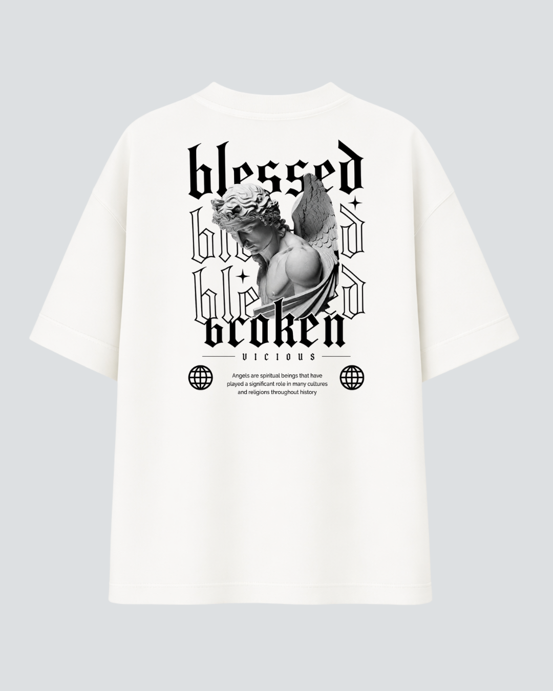 Camiseta Oversized Vicious – Blessed Blessed Blessed