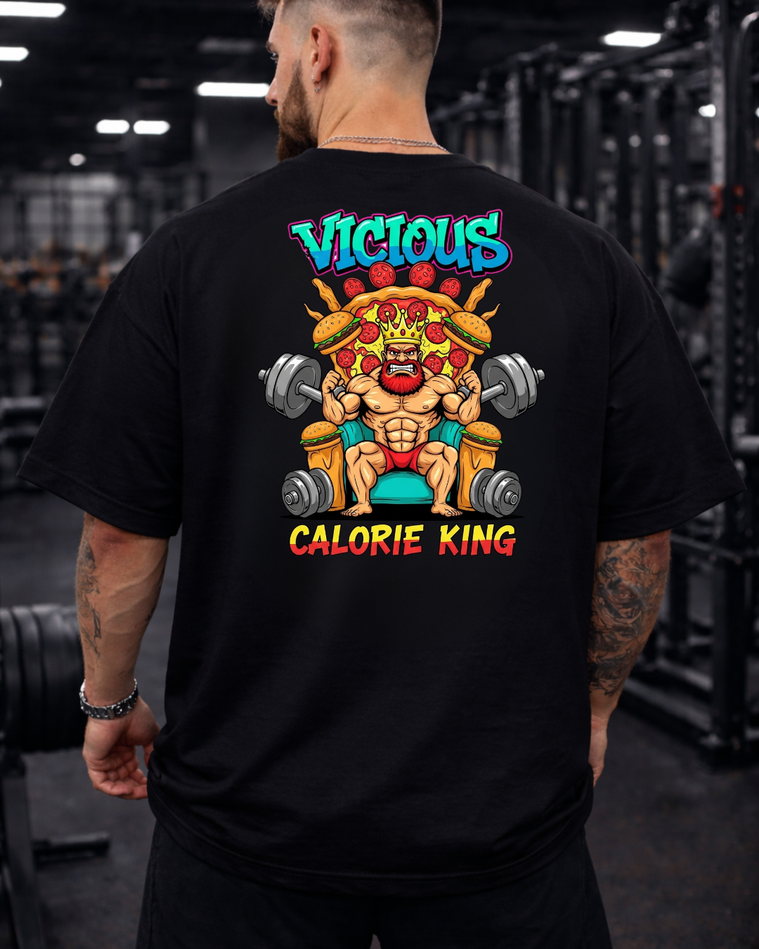Camiseta Oversized Vicious – Coleção IRON