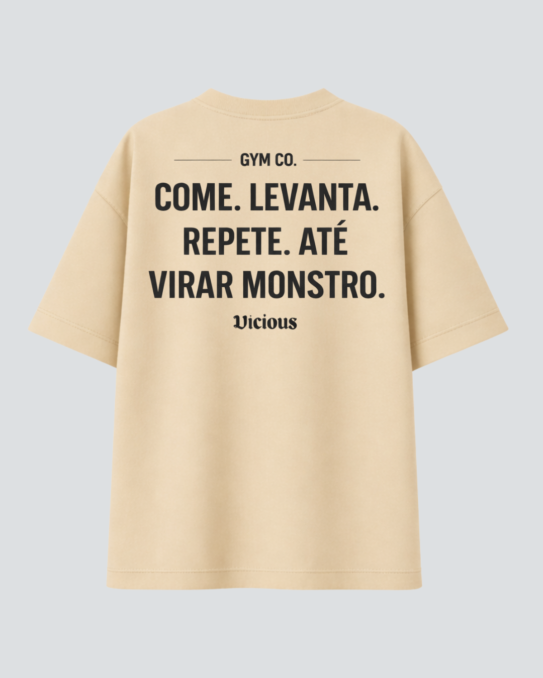 Camiseta Oversized Vicious – Coleção IRON