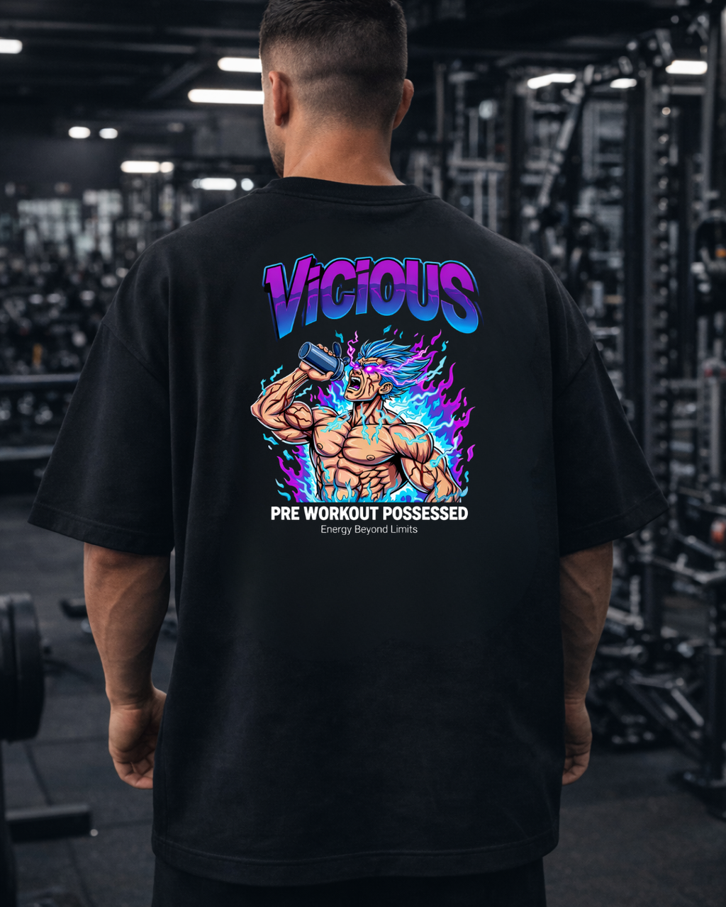 Camiseta Oversized Vicious – Coleção IRON