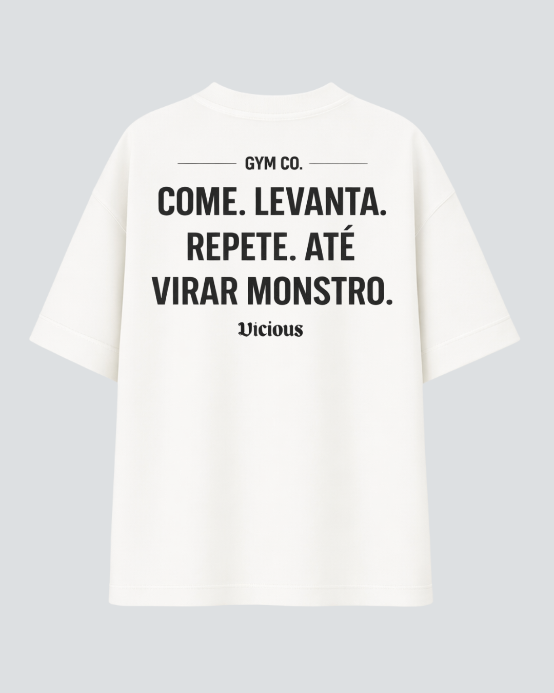 Camiseta Oversized Vicious – Coleção IRON
