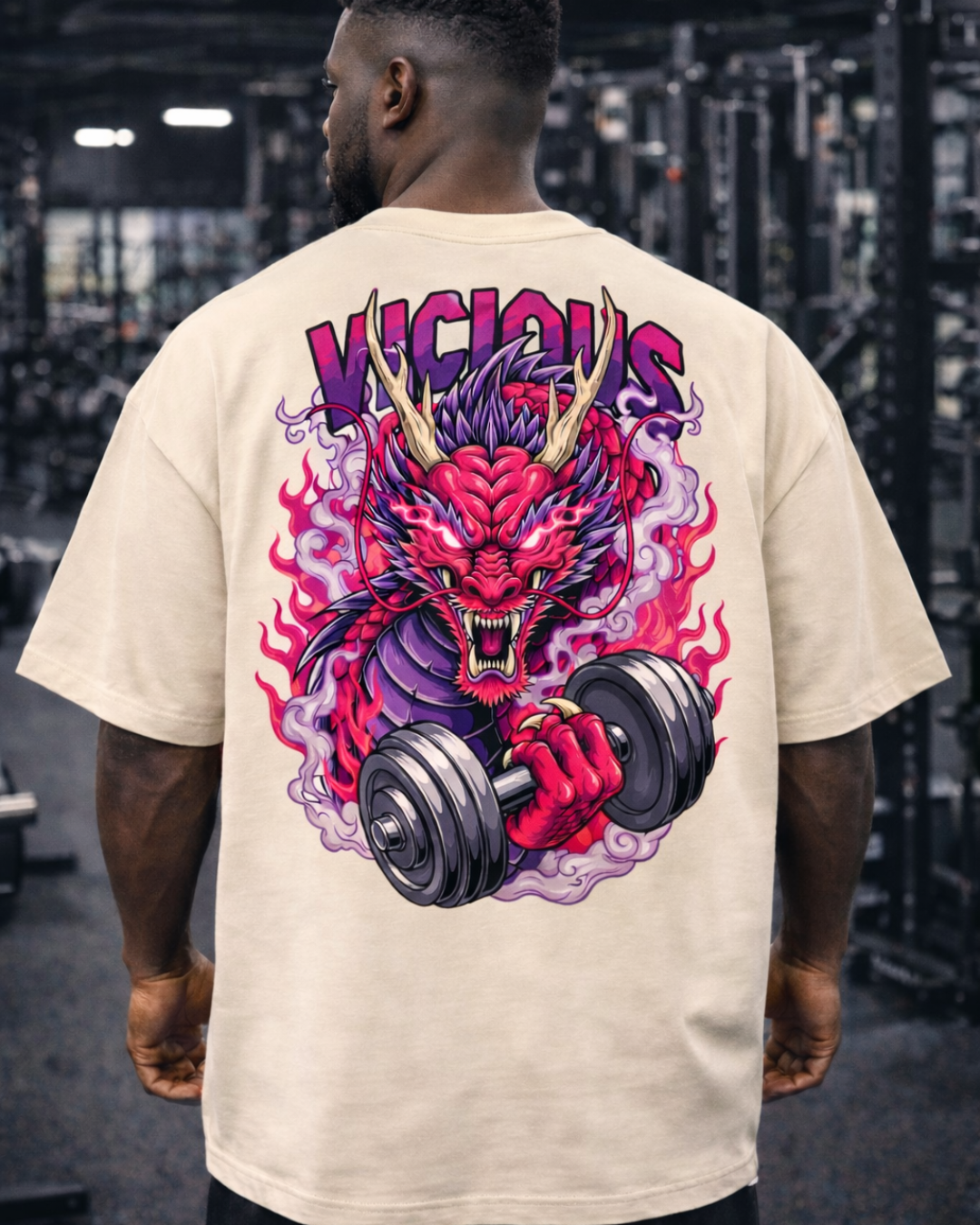 Camiseta Oversized Vicious – Coleção IRON