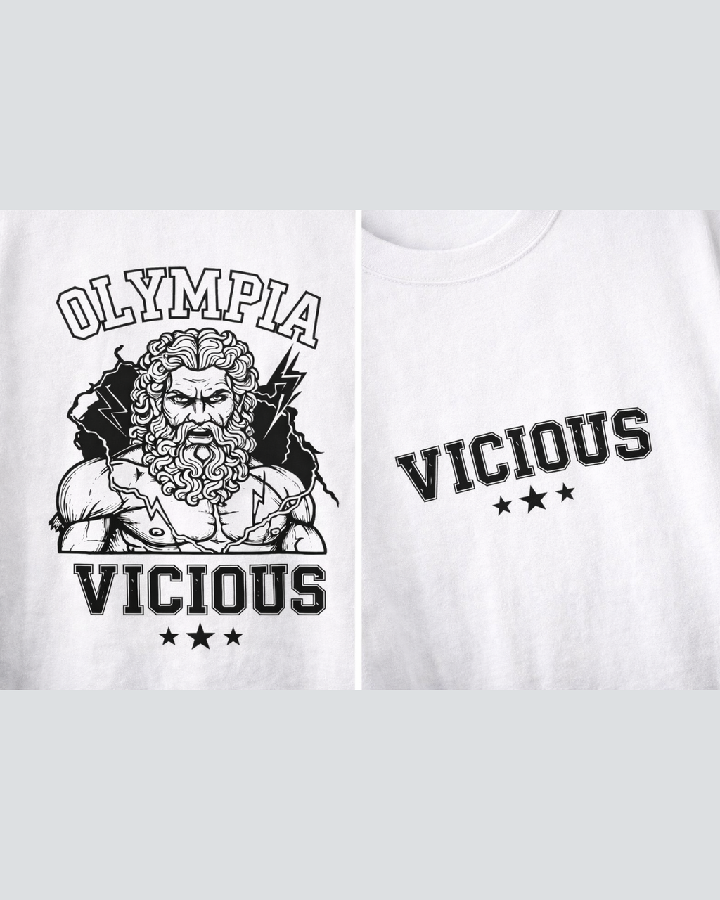 Camiseta Oversized Vicious – Coleção IRON