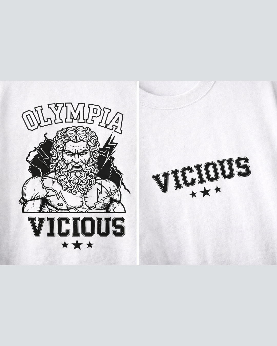 Camiseta Oversized Vicious – Coleção IRON