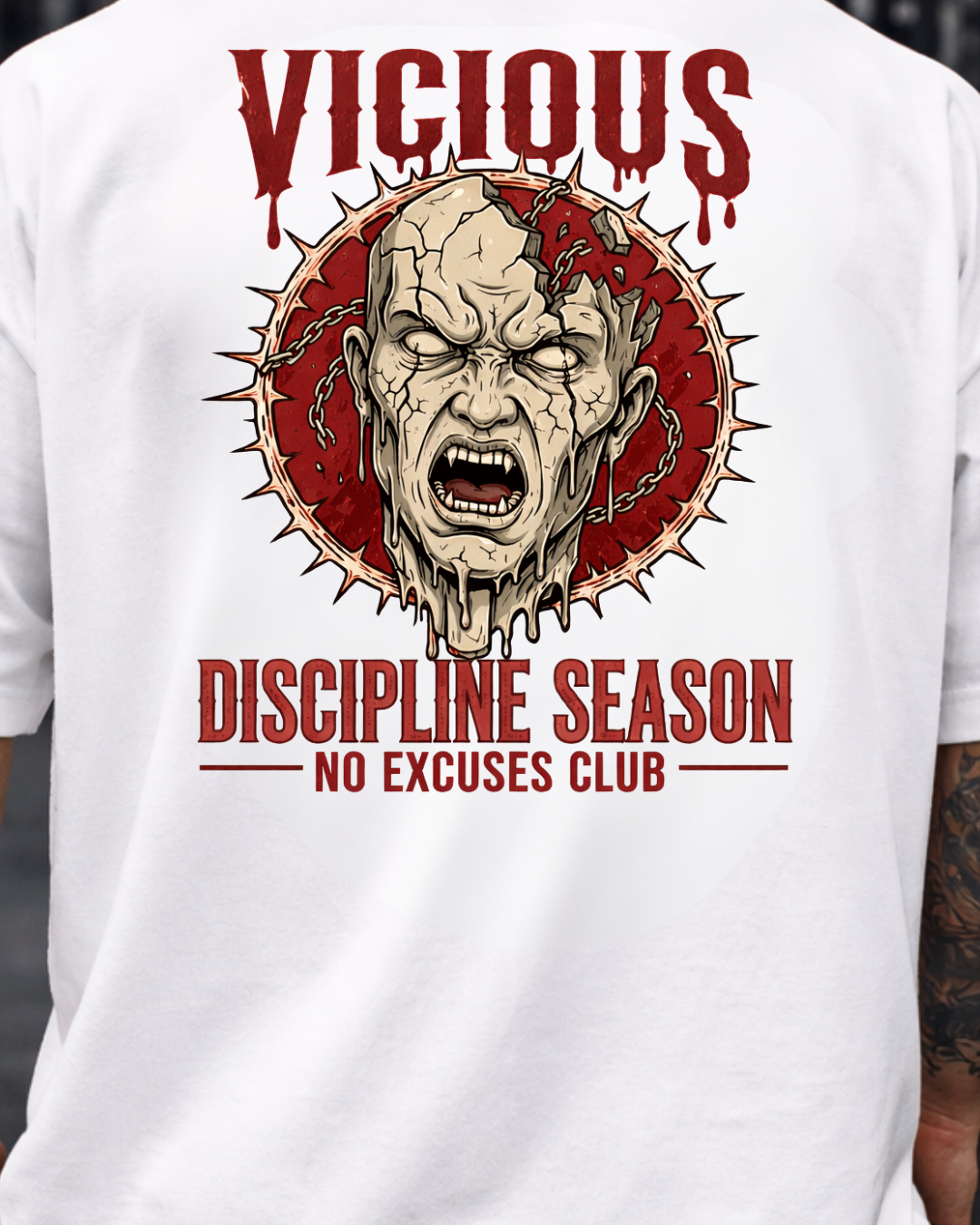 Camiseta Oversized Vicious – Coleção IRON