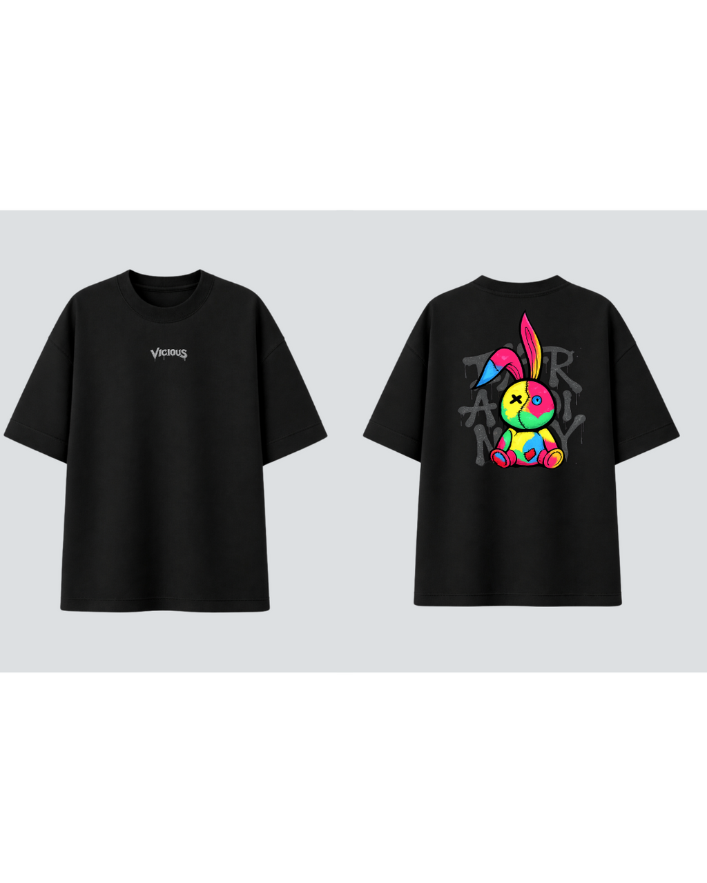 Camiseta Oversized Vicious – Coelho Colors