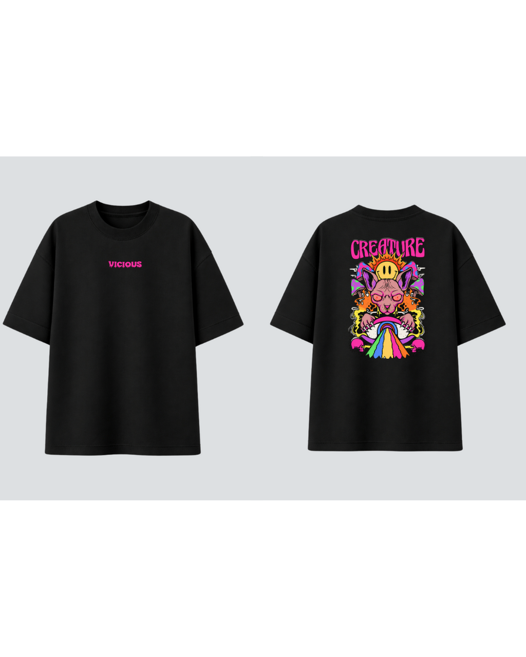 Camiseta Oversized Vicious – CREATURE