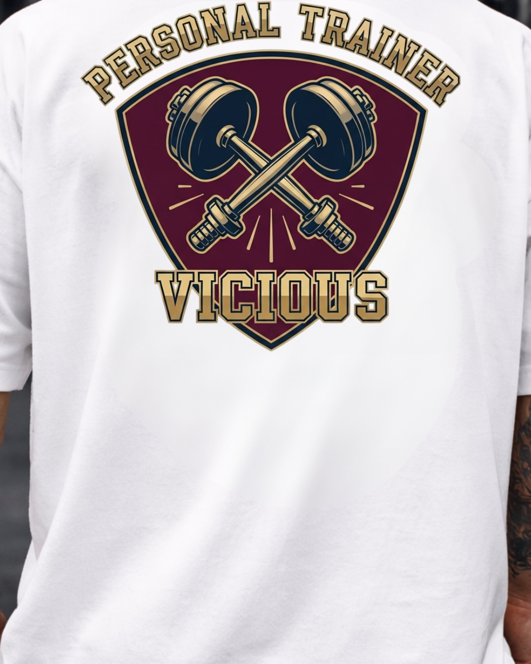 Camiseta Oversized Vicious – Coleção IRON