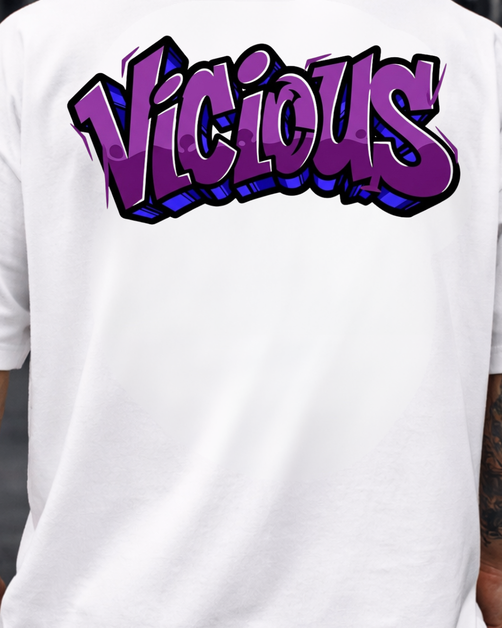 Camiseta Oversized Vicious – Coleção IRON