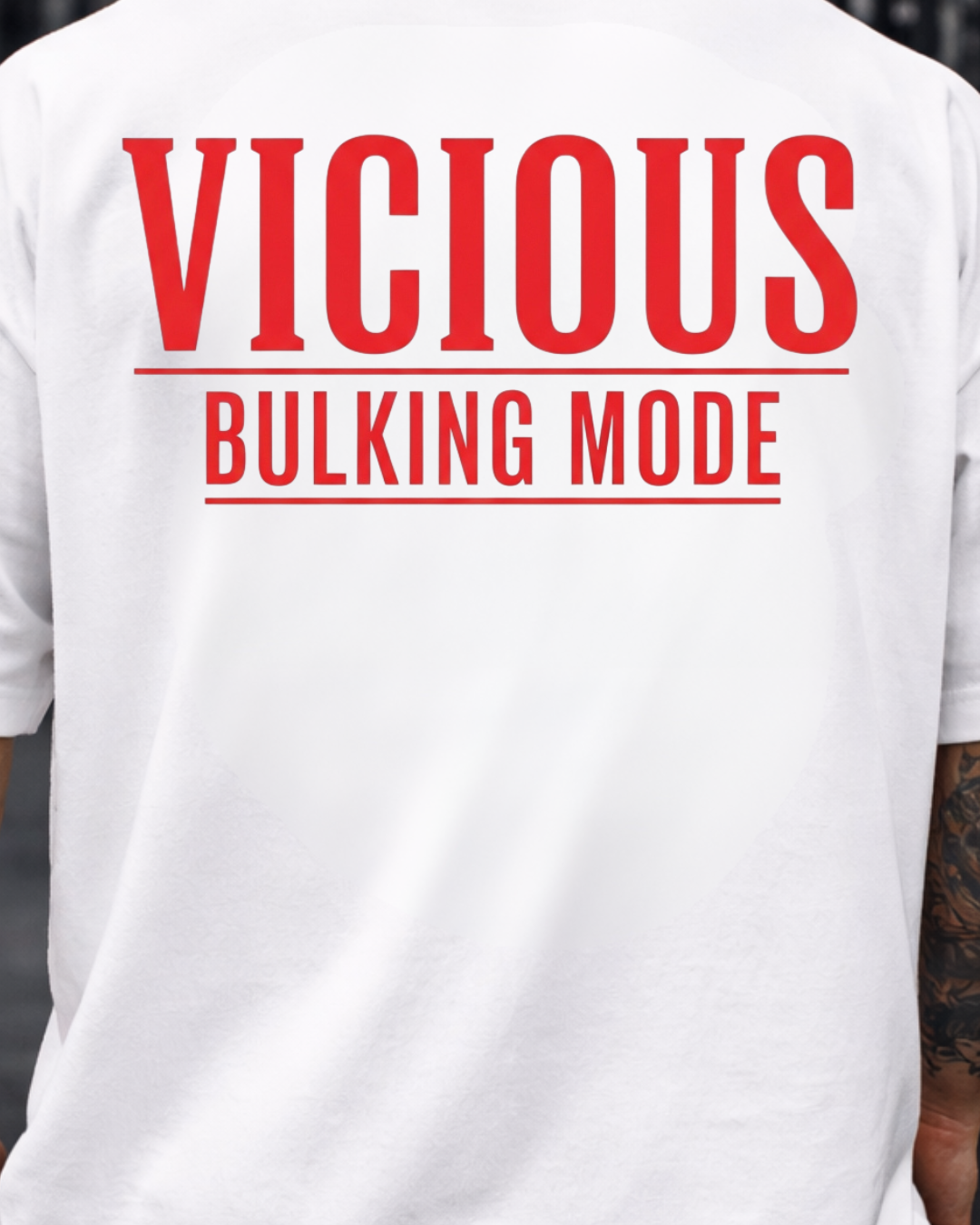 Camiseta Oversized Vicious – Coleção IRON
