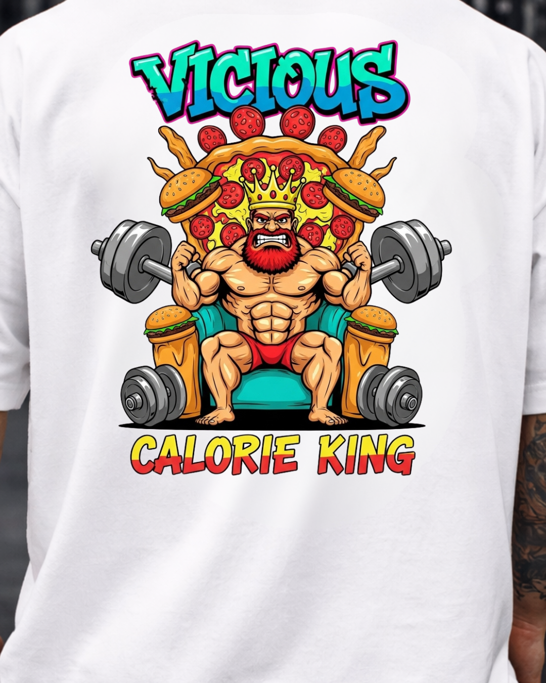 Camiseta Oversized Vicious – Coleção IRON