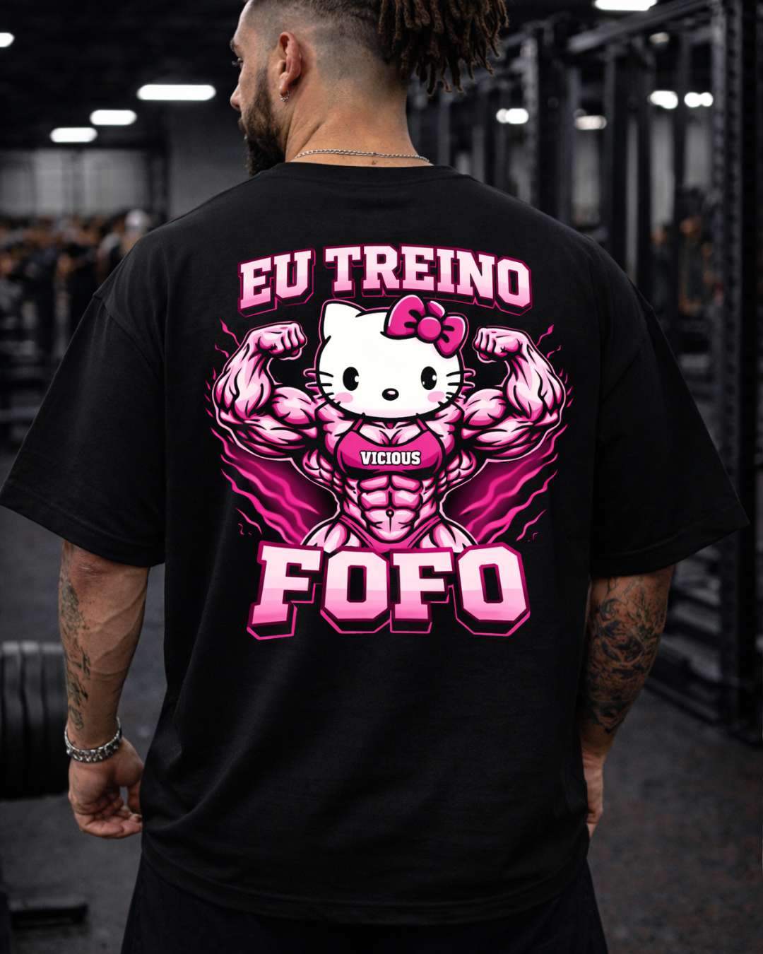 Camiseta Oversized Vicious – Coleção IRON