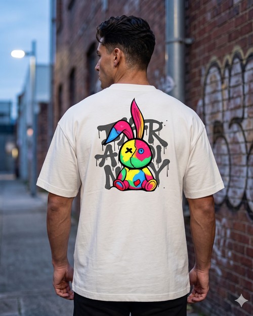 Camiseta Oversized Vicious – Coelho Colors