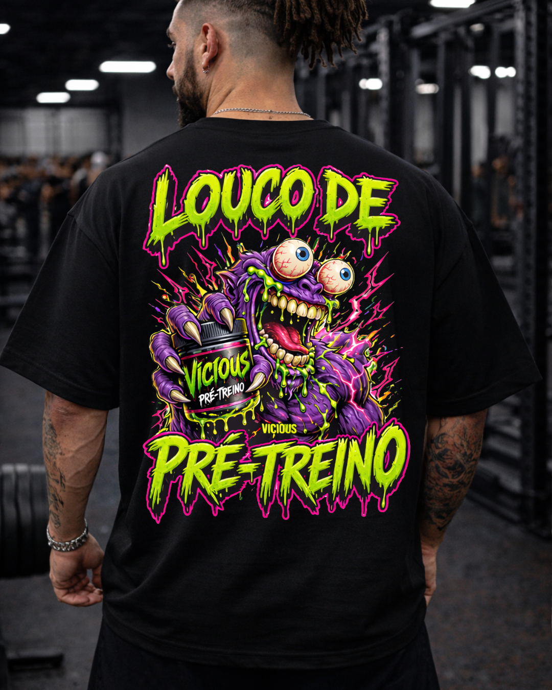 Camiseta Oversized Vicious – Coleção IRON