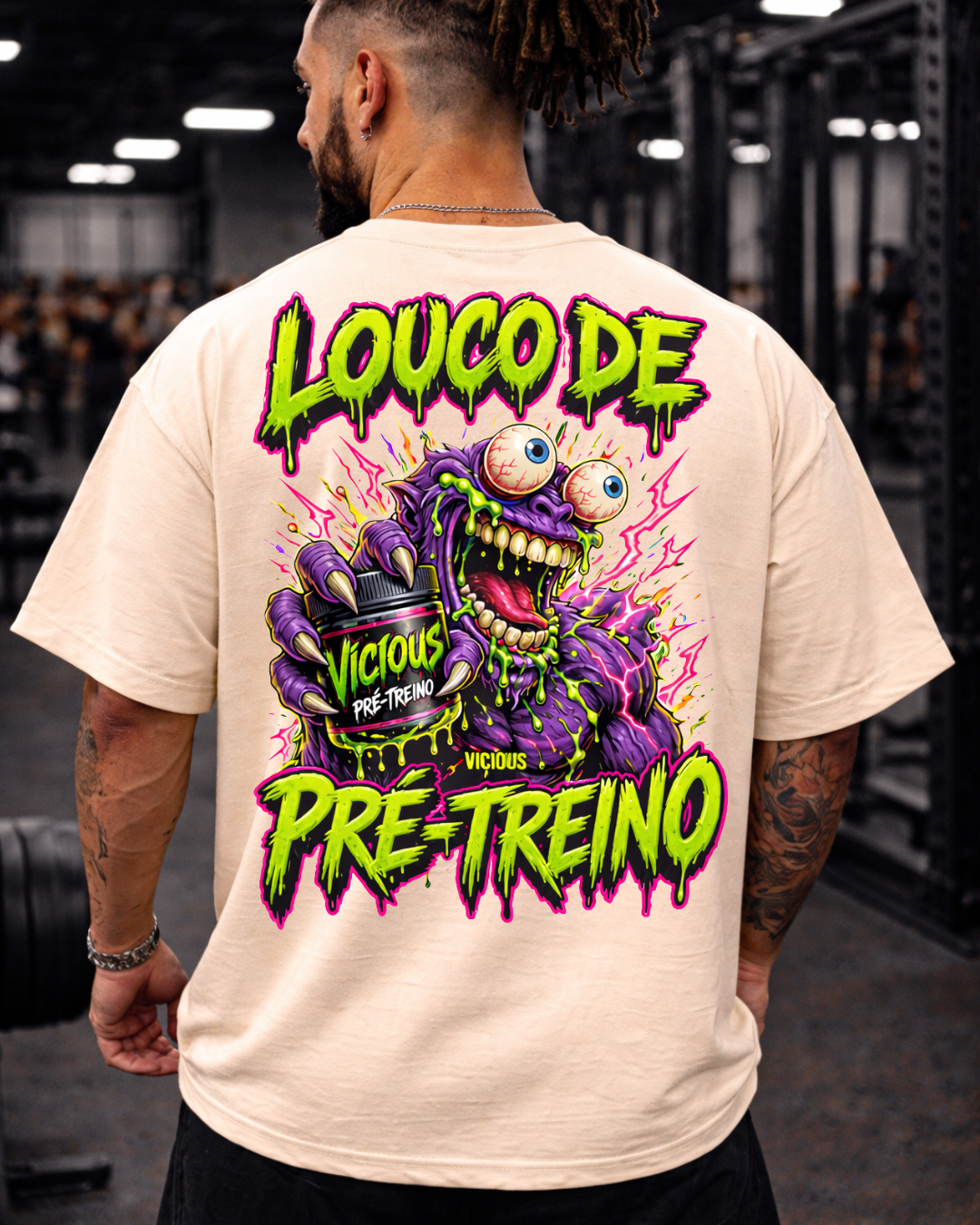 Camiseta Oversized Vicious – Coleção IRON