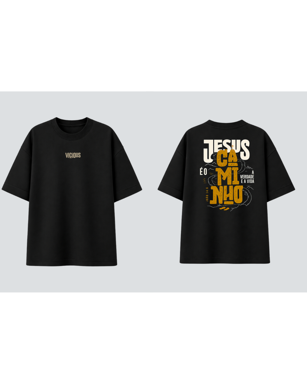 Camiseta Oversized Vicious – JesusIsKing
