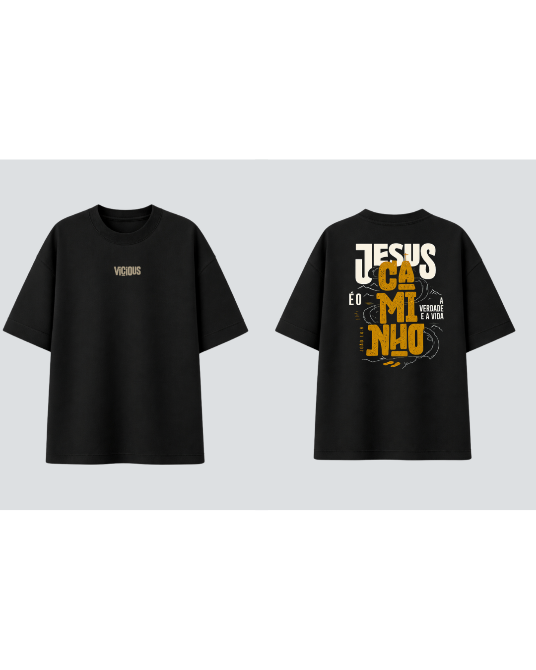 Camiseta Oversized Vicious – JesusIsKing